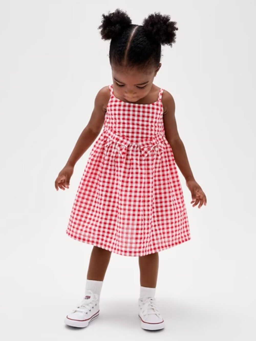 {Gap Factory}: gingham bow dress / 2T
